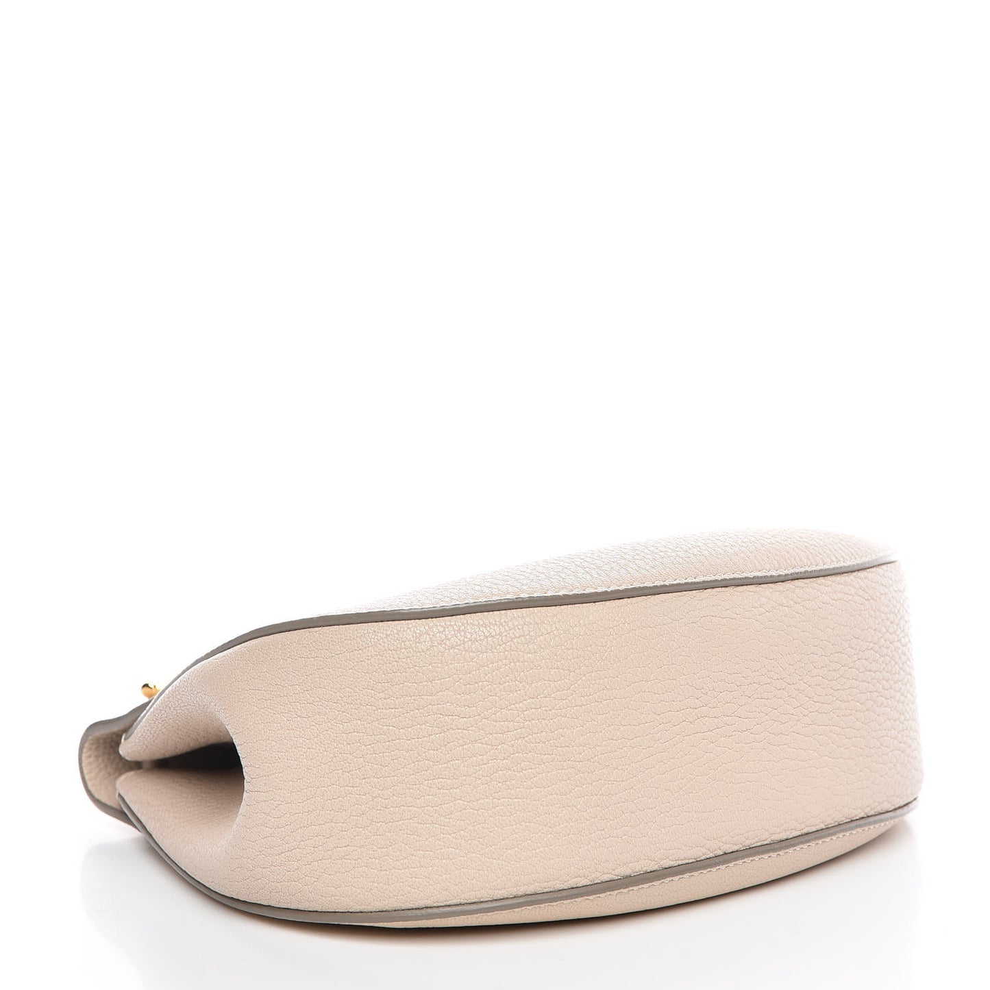 Grained Lambskin Drew Shoulder Bag Abstract White