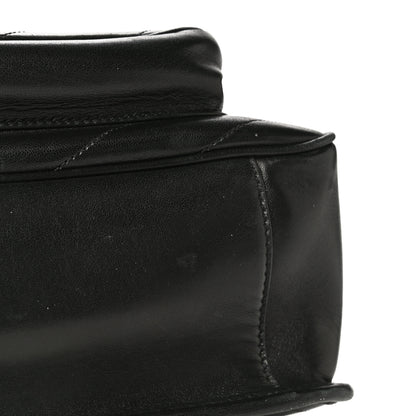 Saint Laurent Lambskin Matelasse Monogram Medium Niki Chain Satchel Black 22 of 33