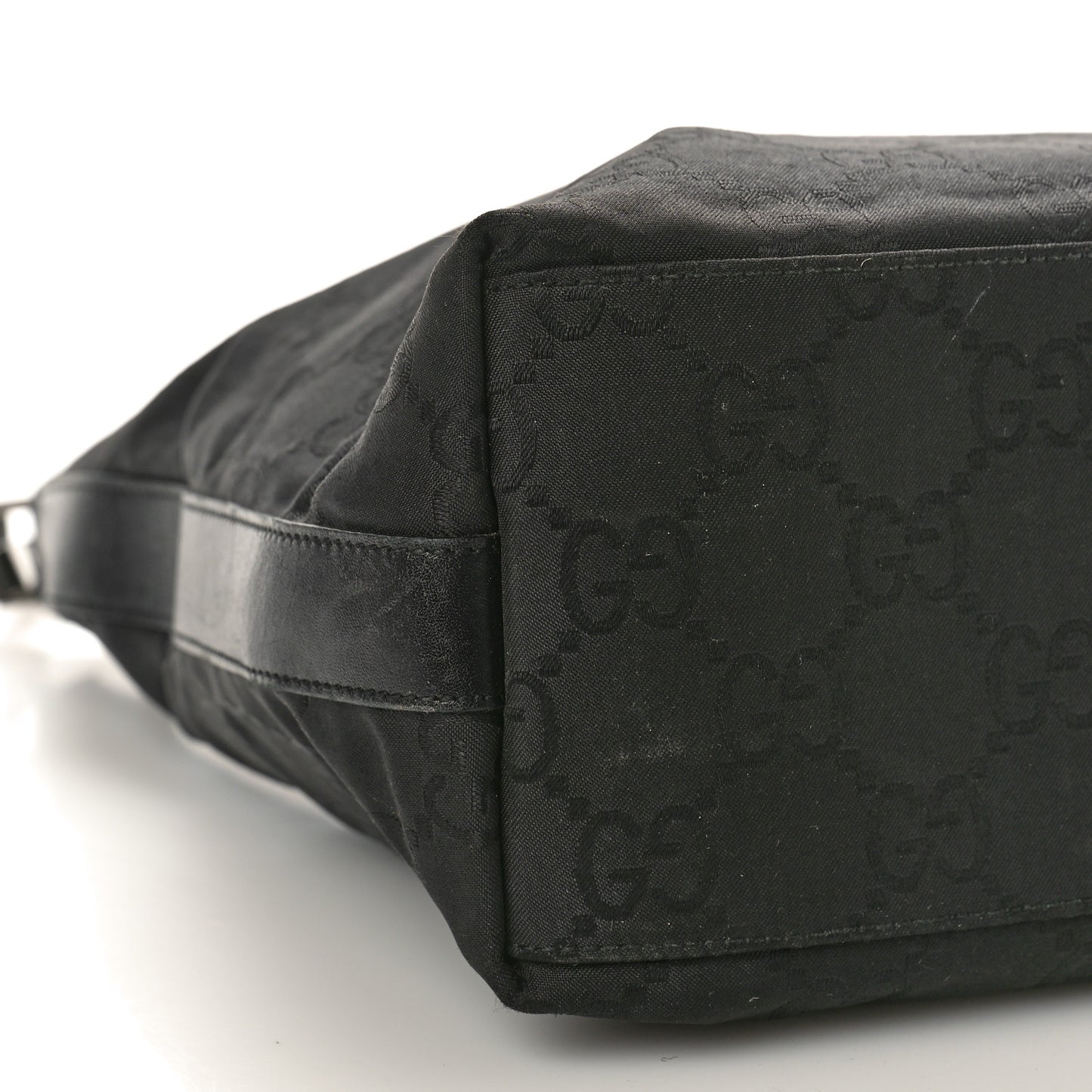 Monogram GG Clasp Hobo Black