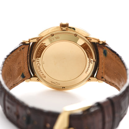 Jaeger-LeCoultre 18K Yellow Gold Alligator 35.5mm Gentilhomme Automatic Watch 155.1.9 4 of 6