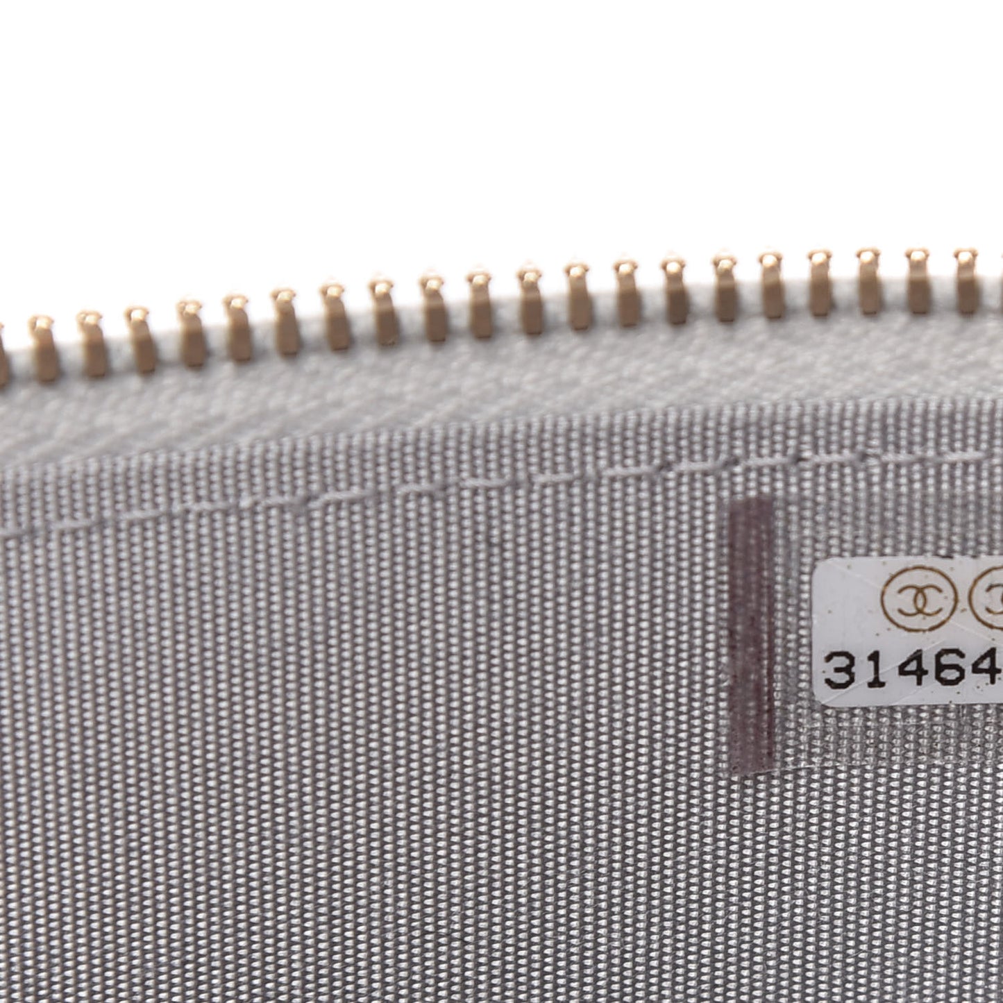 Lambskin Quilted Top Handle Mini Vanity Case With Chain Grey