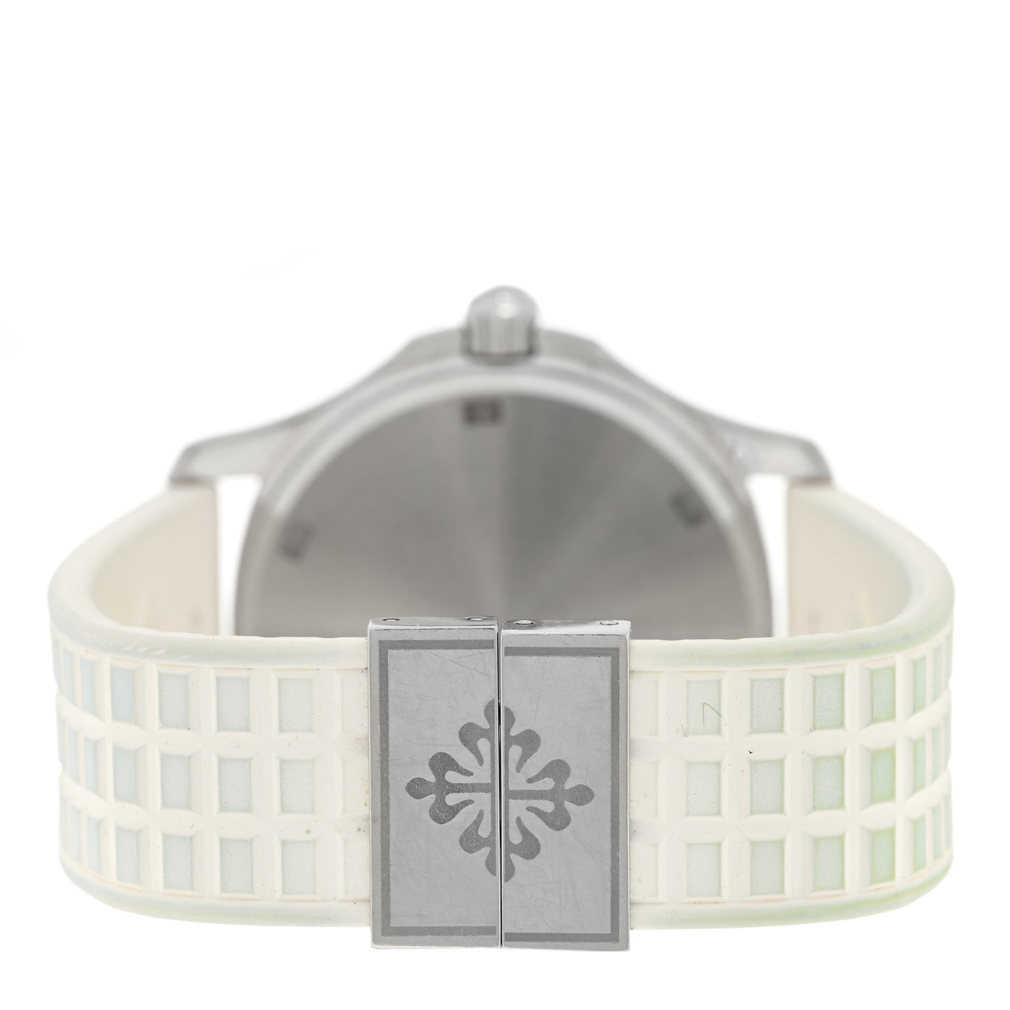 Stainless Steel Rubber Diamond Bezel 36mm Aquanaut Automatic Watch White 5067A-011