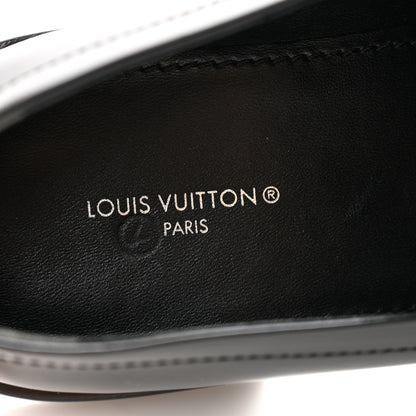 Louis Vuitton Glazed Calfskin Connelly Flat Loafer 37 Black 5 of 11
