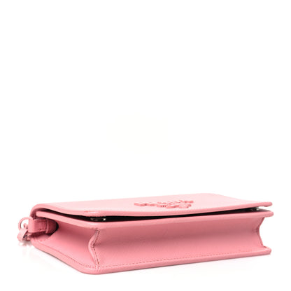 Prada Saffiano Lux Crossbody Bag Petalo 4 of 10