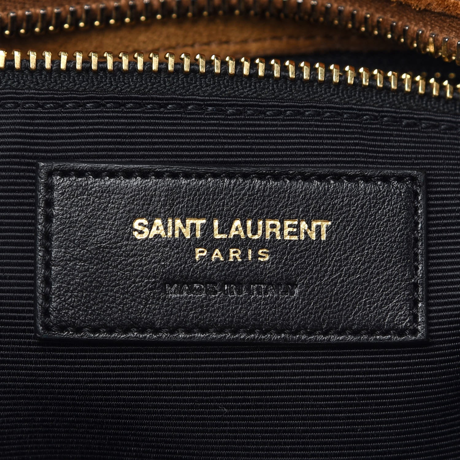 Saint Laurent Suede Fringe Monogram Shopping Tote Light Ochre 6 of 13