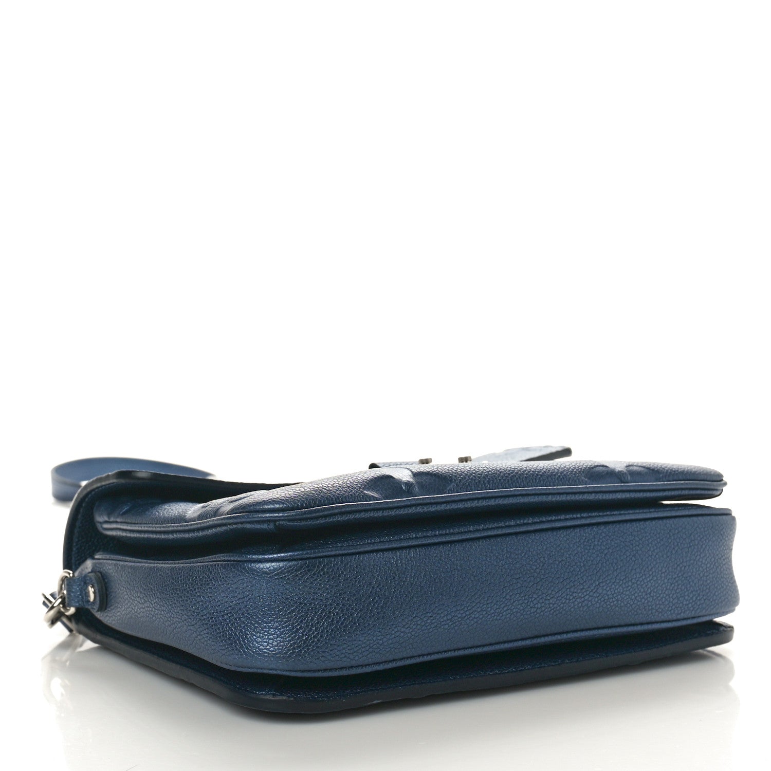 Louis Vuitton Metallic Empreinte Monogram Giant Pochette Metis Navy Nacre 4 of 9