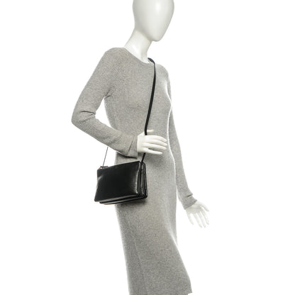 Celine Lambskin Small Trio Crossbody Bag Black 2 of 10
