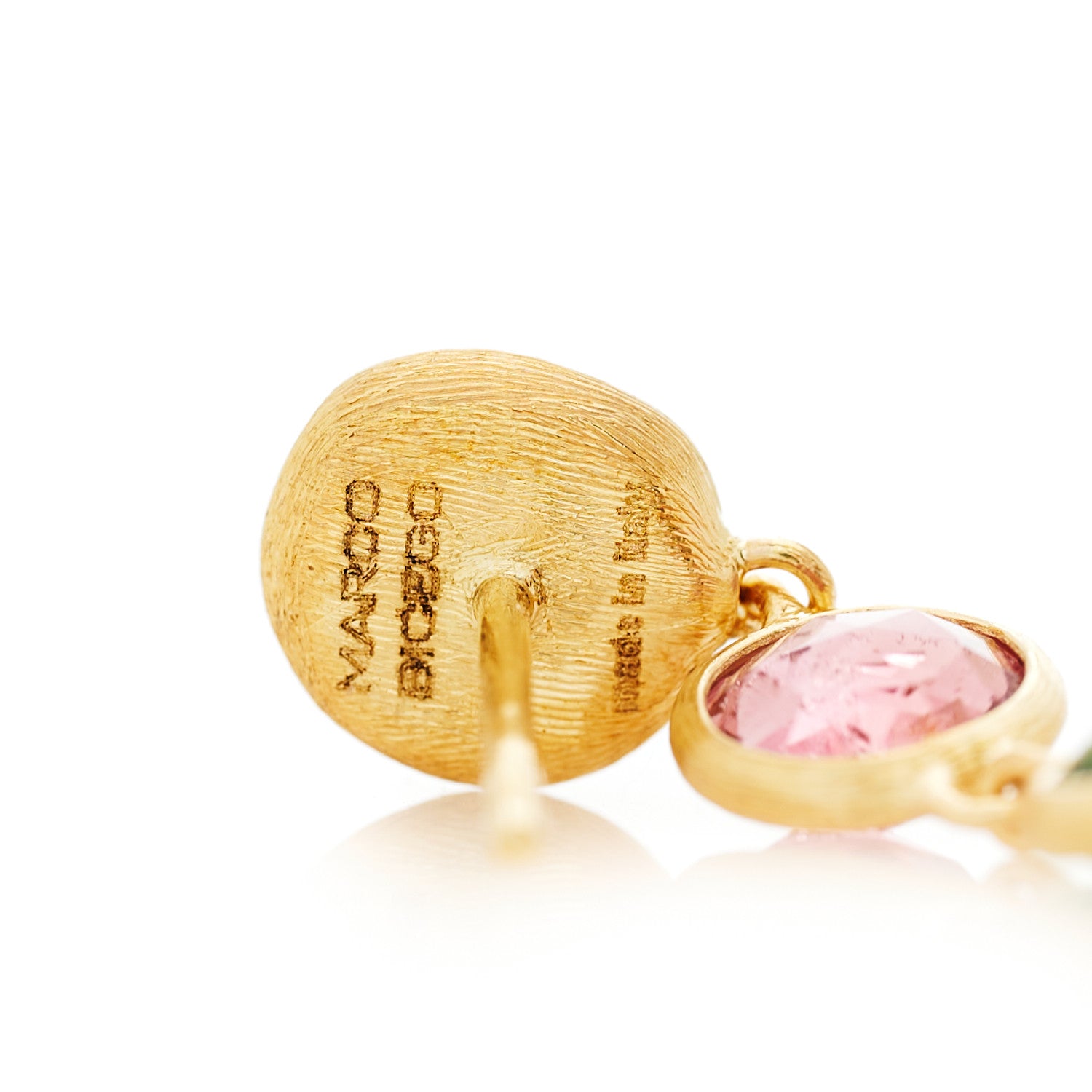 Marco Bicego 18K Yellow Gold Multi Gemstone Jaipur Color Drop Earrings 3 of 4