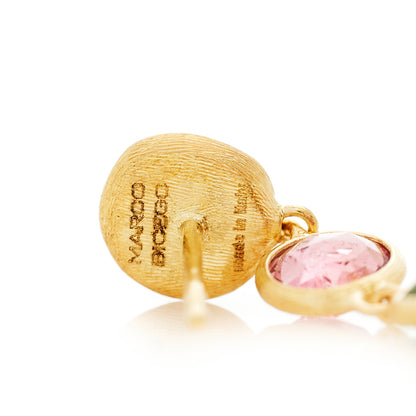 Marco Bicego 18K Yellow Gold Multi Gemstone Jaipur Color Drop Earrings 3 of 4