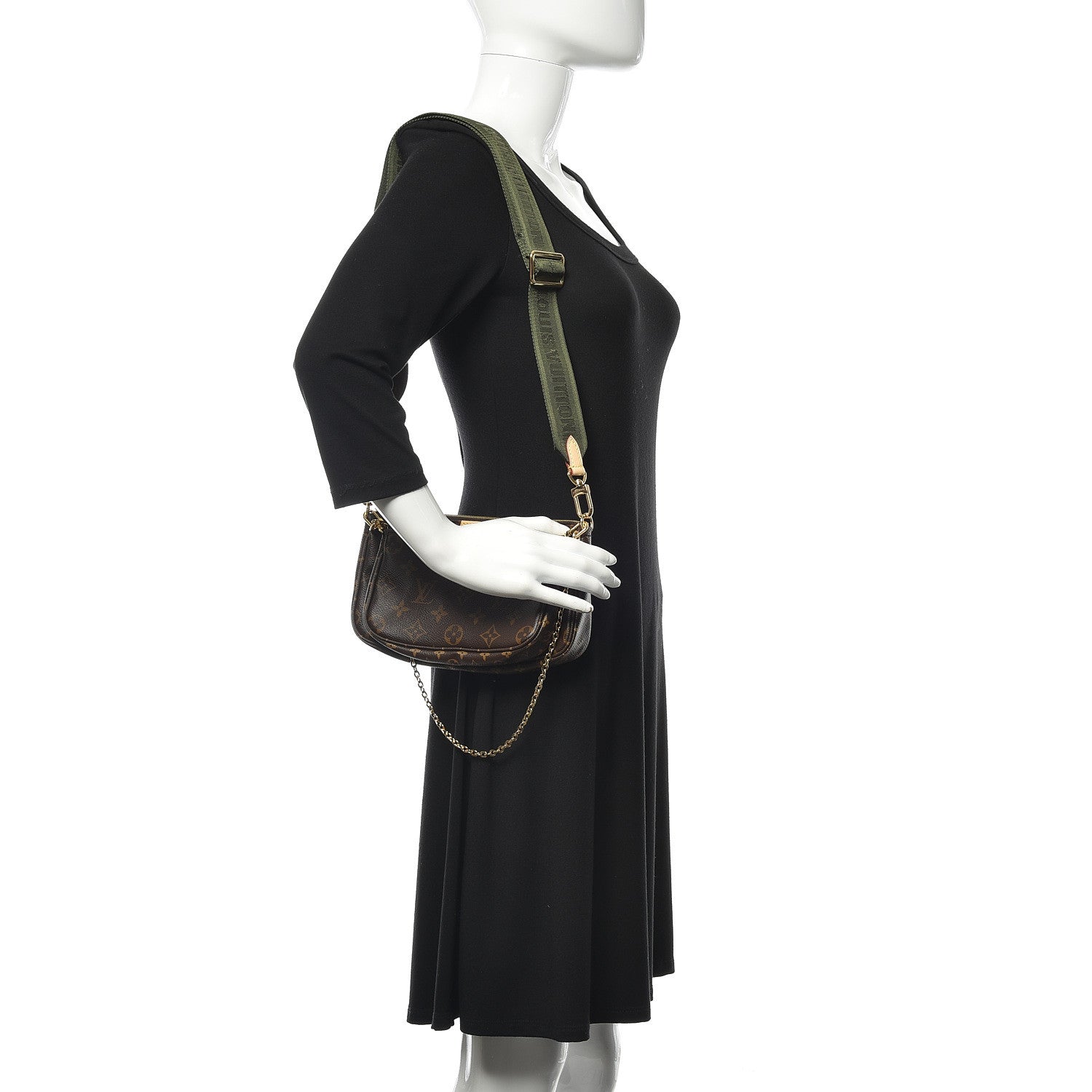 Louis Vuitton Monogram Multi Pochette Accessories Kaki 2 of 13