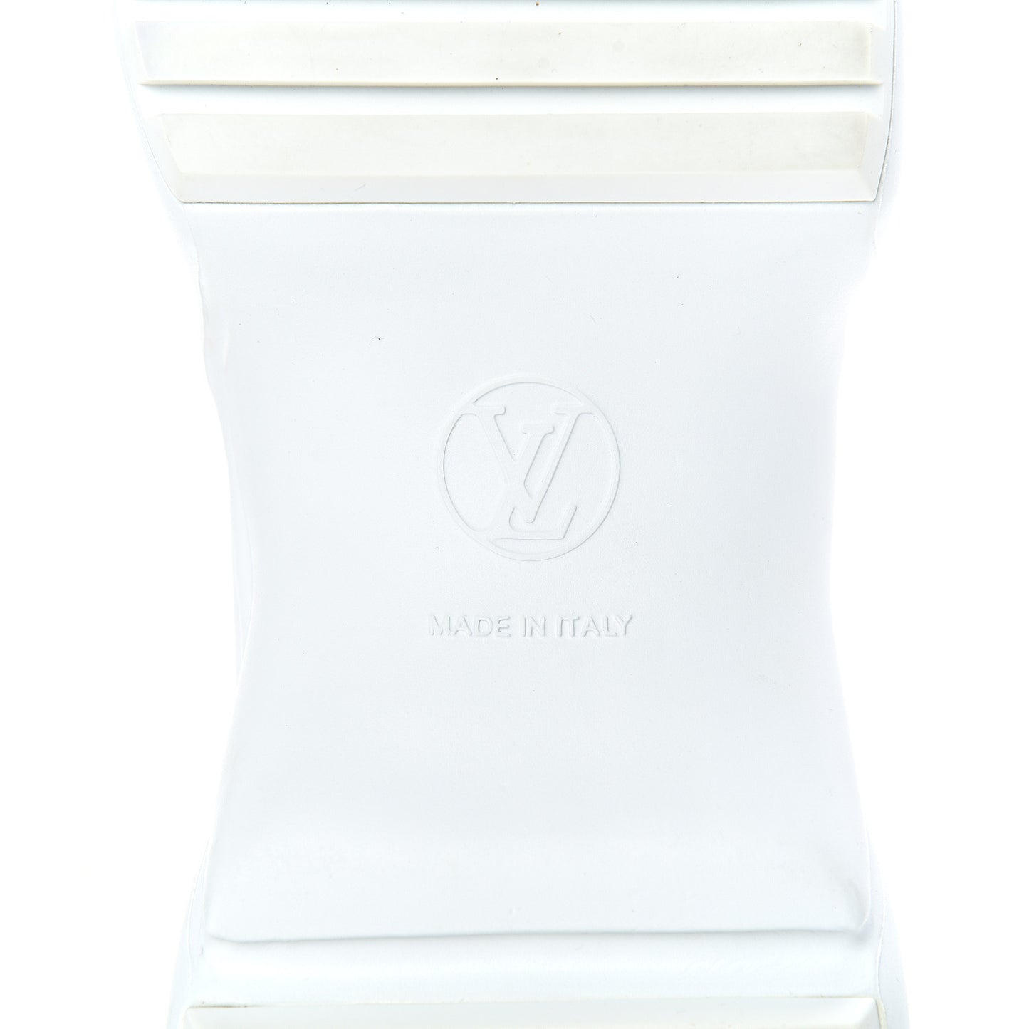 Patent Monogram Stripe LV Archlight Sneakers 37.5 White Blue