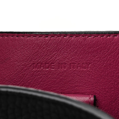 Christian Dior Bullcalf Medium Diorissimo Tote Black Rose Indien 7 of 11