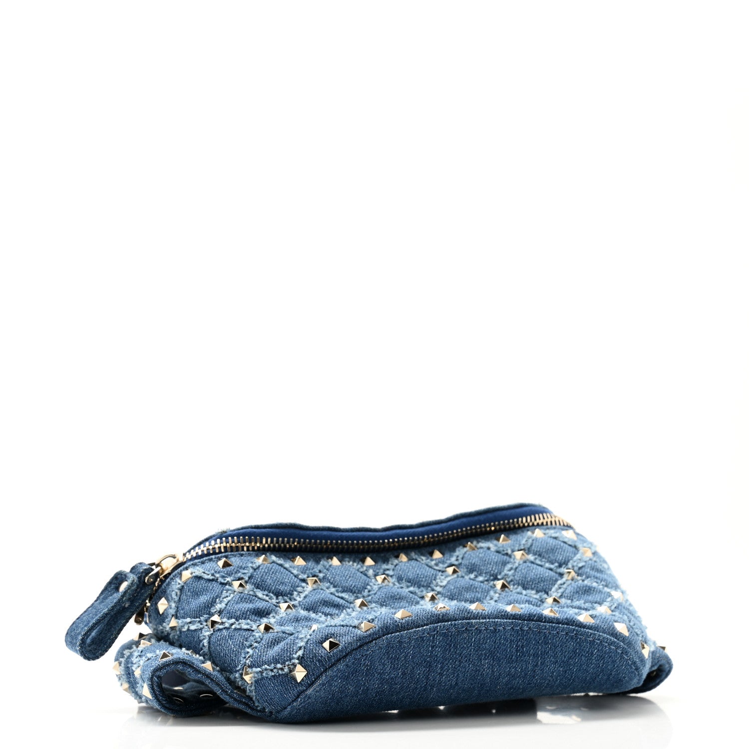 Valentino Garavani Denim Rockstud Spike Belt Bag Denim 4 of 9