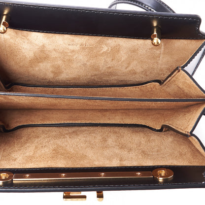 Fendi Vitello King Luxor Fendi Touch Shoulder Bag Black 7 of 10