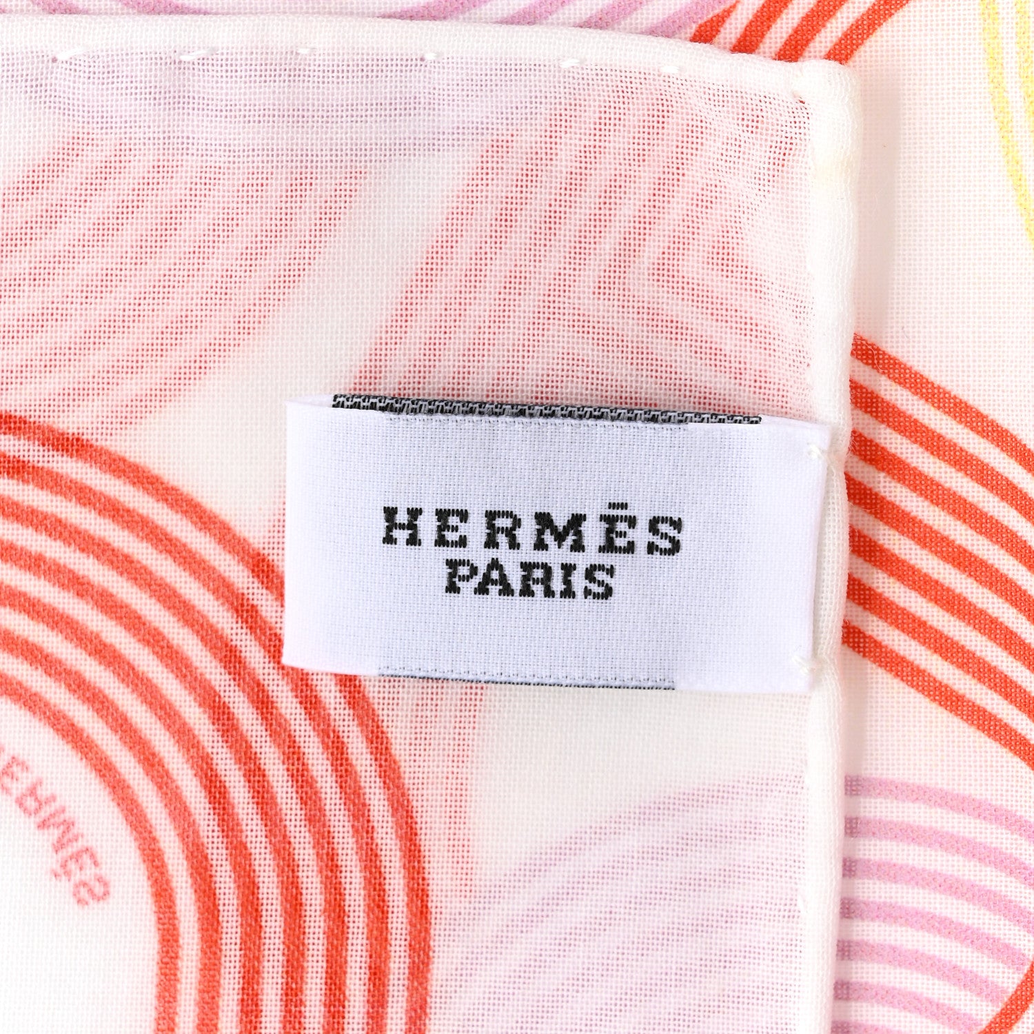 Hermes Silk Circuit 24 Faubourg Pocket Square Scarf 5 of 5