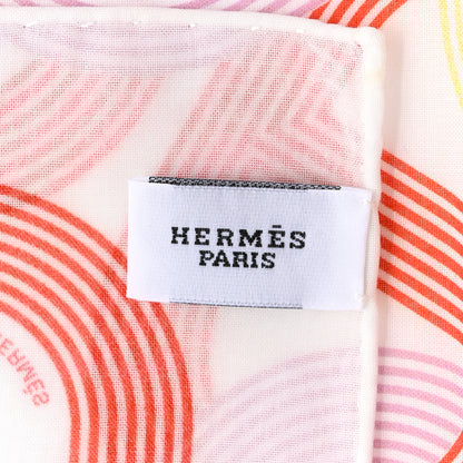 Hermes Silk Circuit 24 Faubourg Pocket Square Scarf 5 of 5