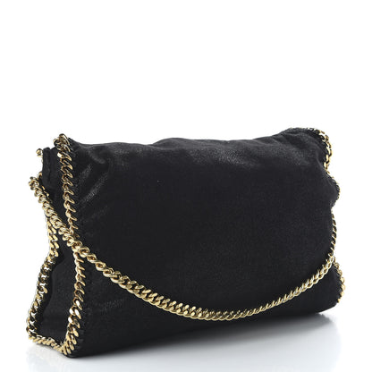 Stella McCartney Shaggy Deer Falabella Fold Over Tote Black 4 of 10
