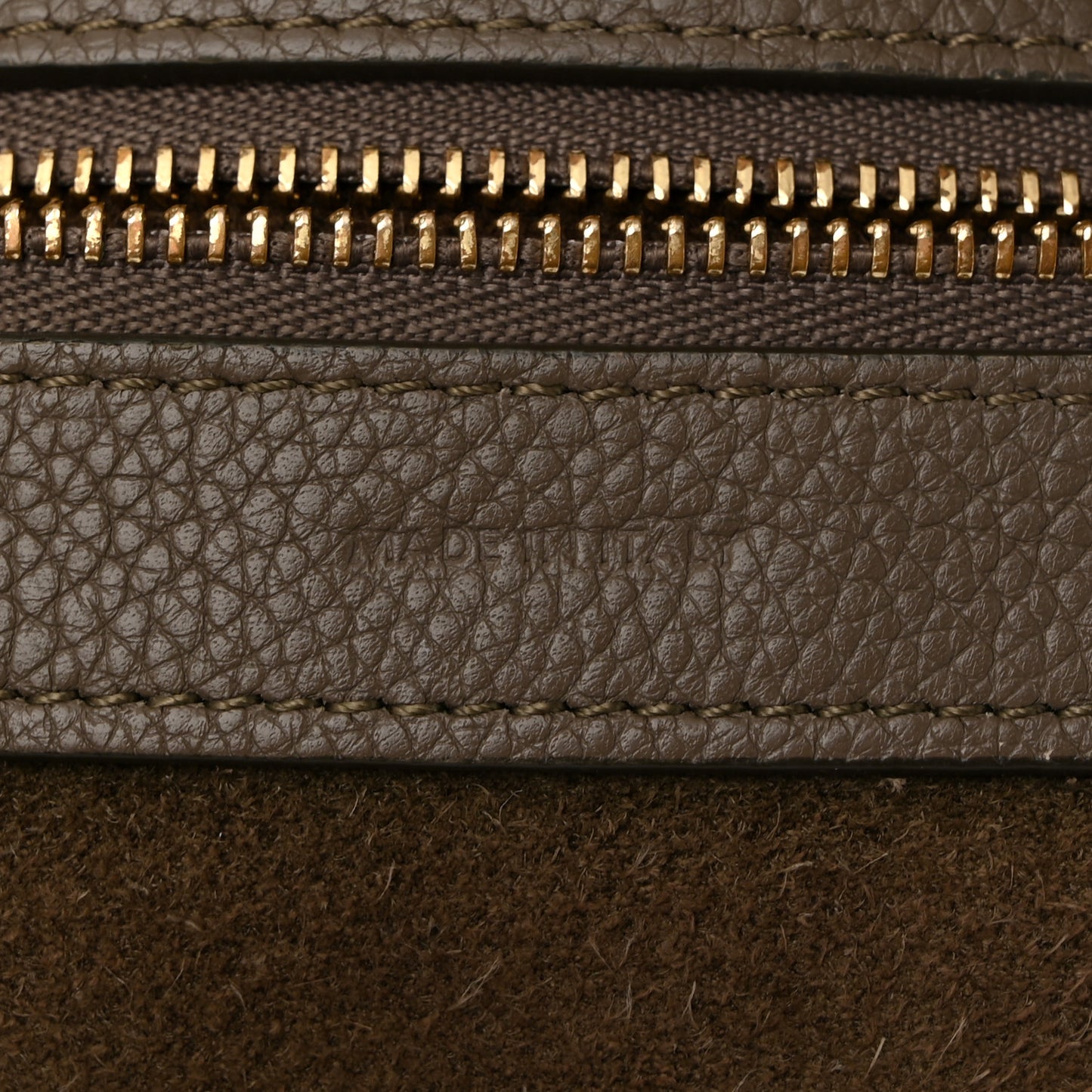 Soft Grained Calfskin Small Belt Cabas Phantom Taupe