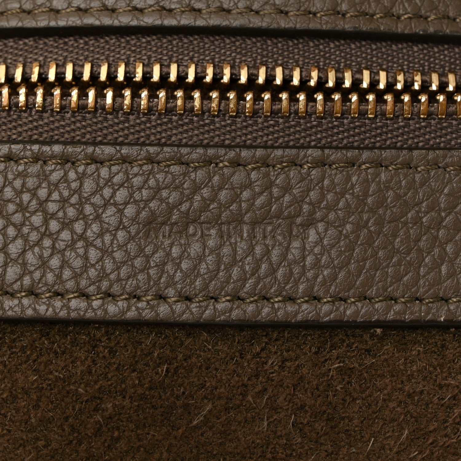 Celine Soft Grained Calfskin Small Belt Cabas Phantom Taupe 7 of 10