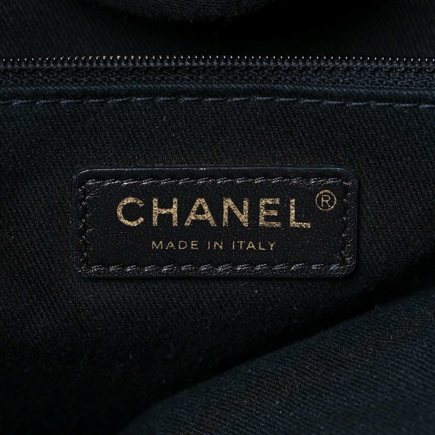 Chanel Mixed Fibers Calfskin Medium Deauville Tote Blue 5 of 11
