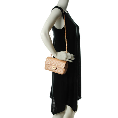 Chanel Lambskin Quilted Mini Rectangular Flap Light Pink 2 of 7