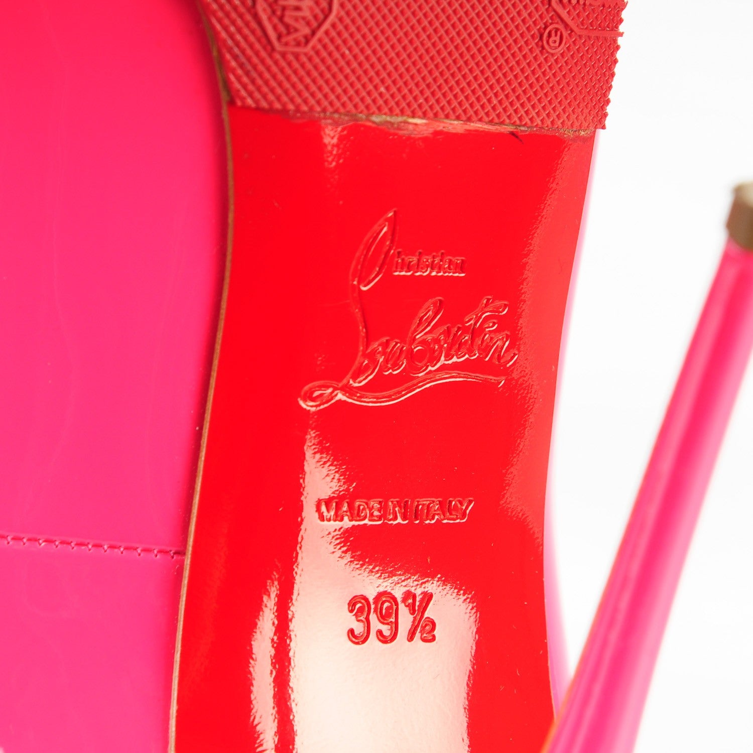 Christian Louboutin Patent Pigalle Follies 120 Pumps 39.5 Pinky 7 of 8