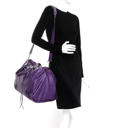 Balenciaga Agneau Classic Hardware Kraft Dark Violet 2 of 13