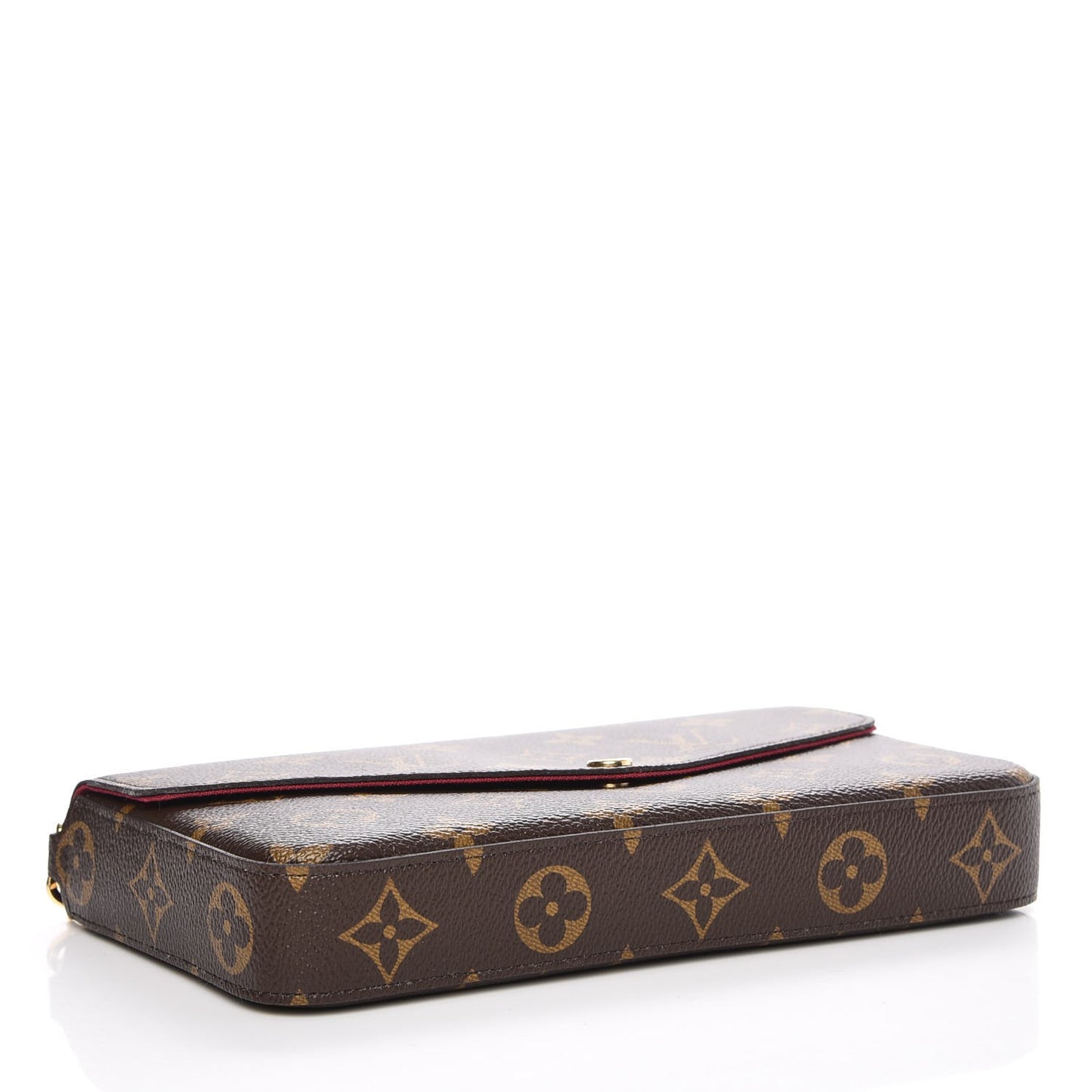 Monogram Pochette Felicie Chain Wallet Fuchsia