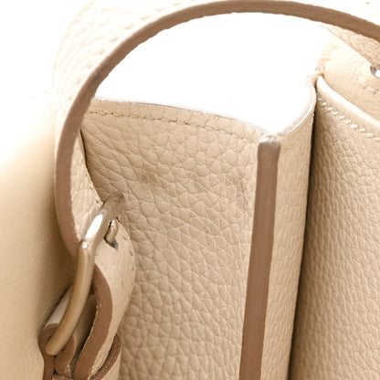 Hermes Taurillon Clemence Halzan 31 GM Craie 8 of 15