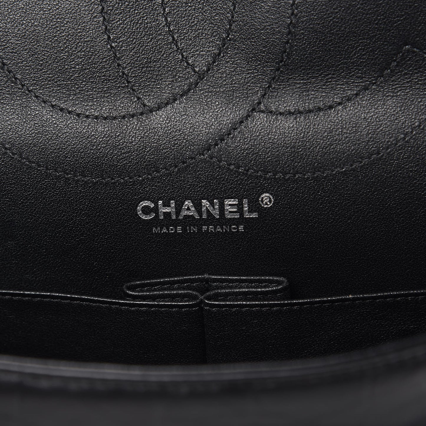 Aged Calfskin Chevron Quilted 2.55 Reissue 227 Flap So Black