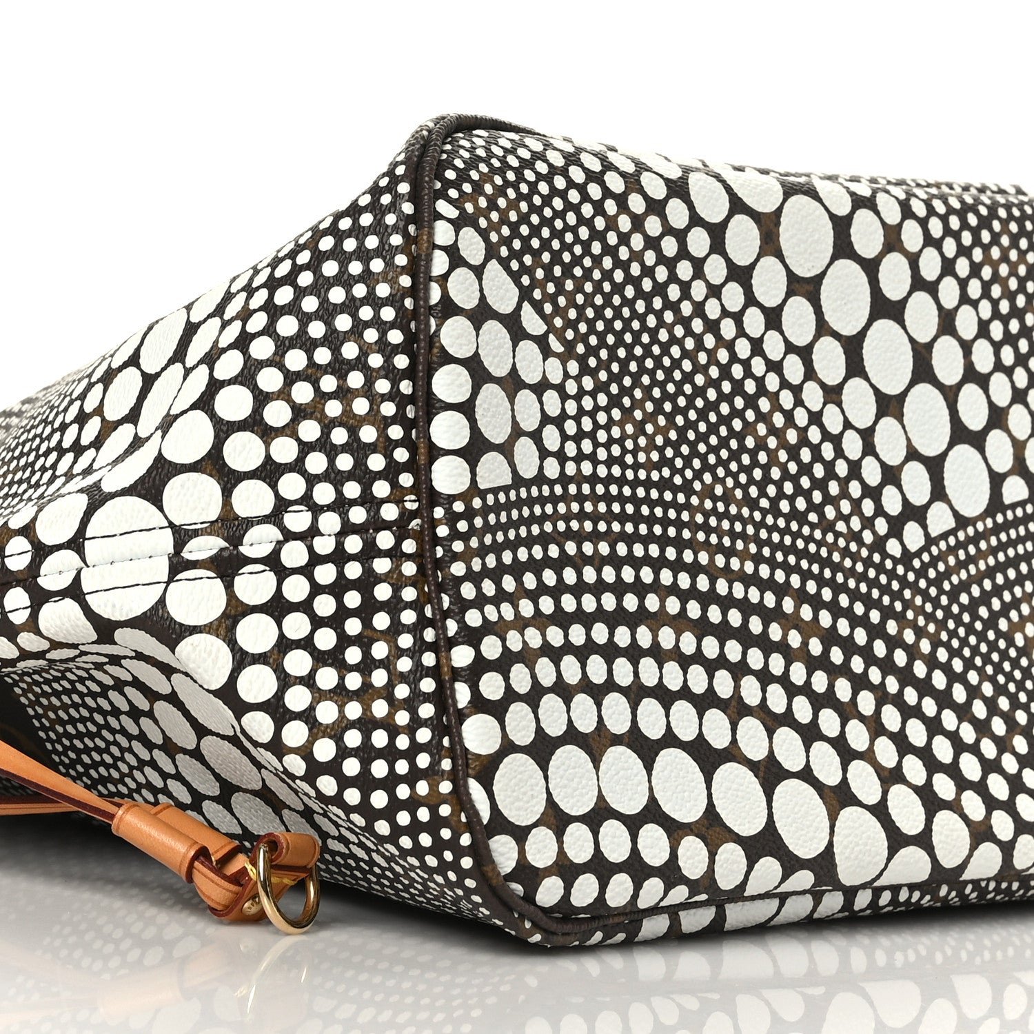 Louis Vuitton Monogram Kusama Waves Neverfull MM White 8 of 9