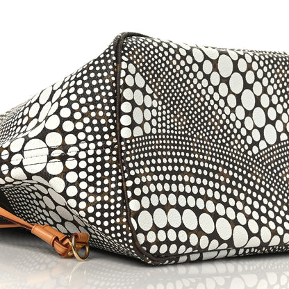 Louis Vuitton Monogram Kusama Waves Neverfull MM White 8 of 9