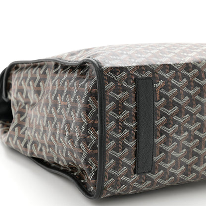 Goyard Goyardine Saint Leger Soft Briefcase Backpack Black 10 of 11