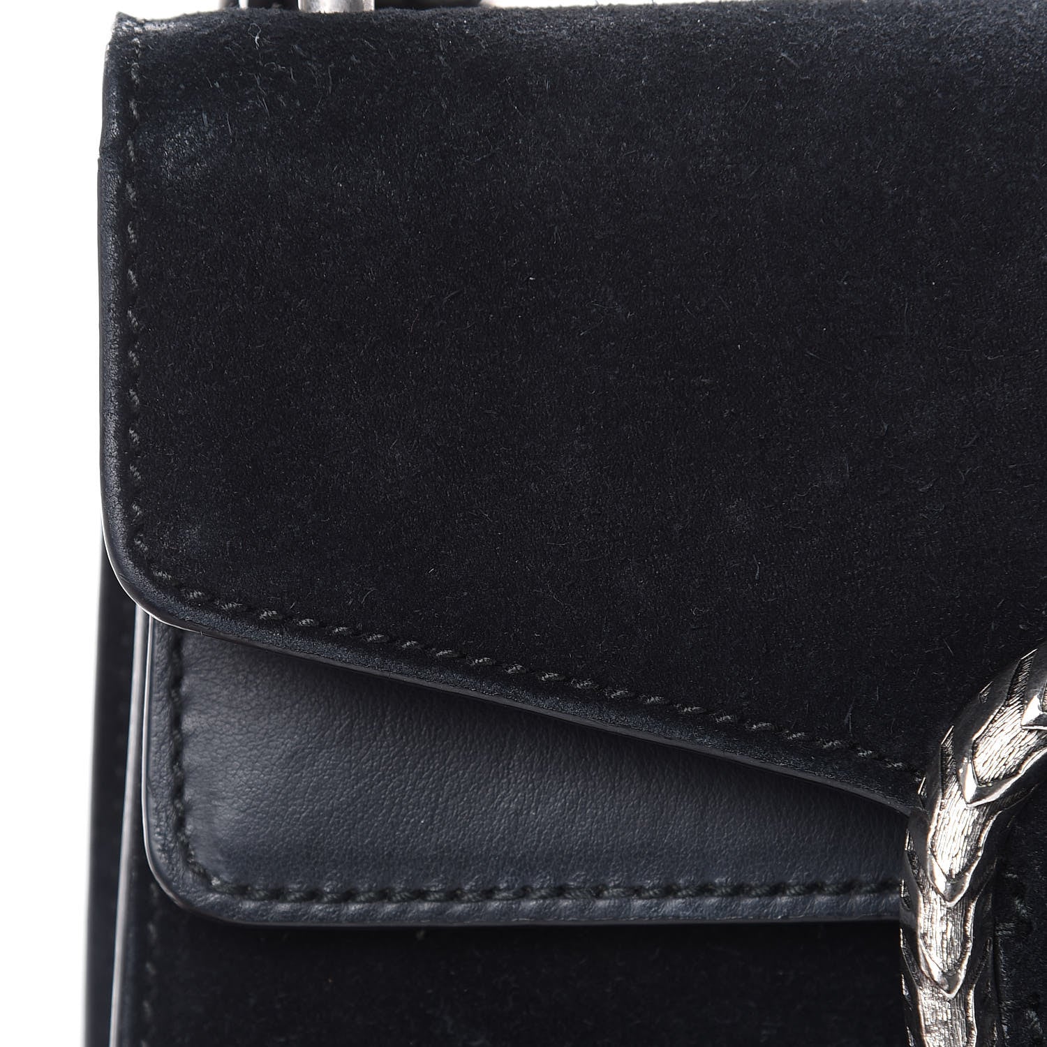 Gucci Suede Mini Dionysus Shoulder Bag Black 10 of 21
