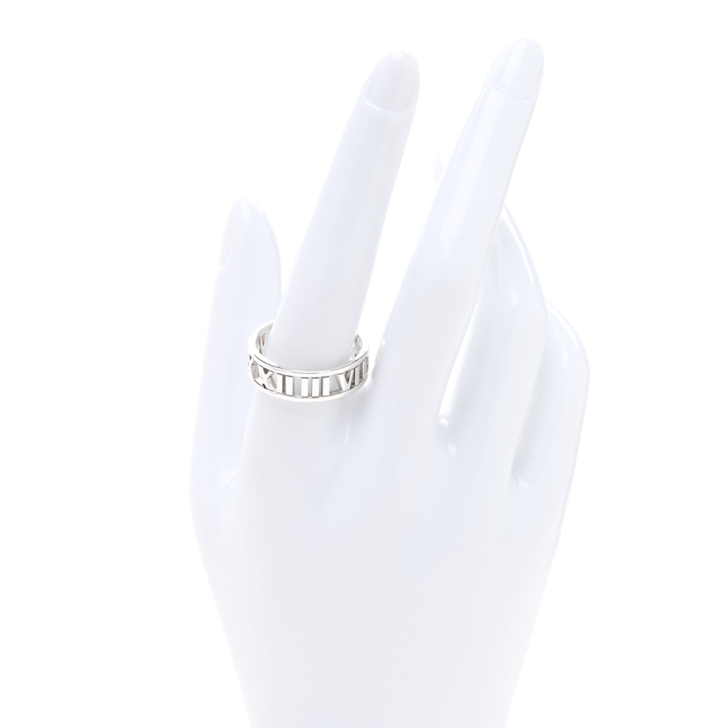 Sterling Silver Wide Atlas Open Ring 64 10.75
