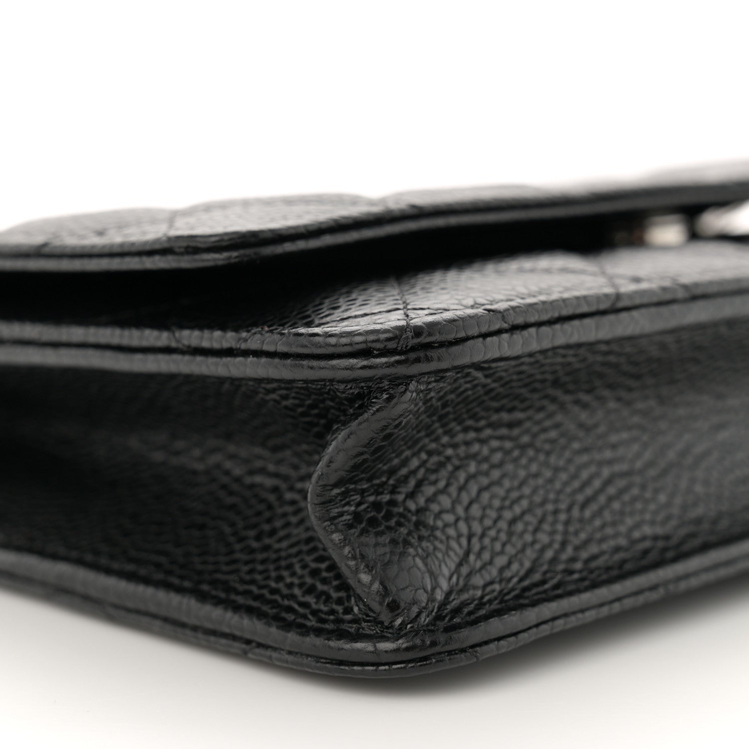 Chanel Caviar Quilted Wallet on Chain WOC Black 9 of 11