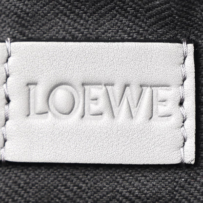 Loewe Supple Smooth Calfskin Jacquard Small Cubi Crossbody Bag Asphalt Grey 6 of 10