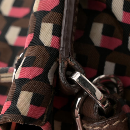 Prada Nylon Saffiano Otta Print Bucket Crossbody Bag Rosa 11 of 11
