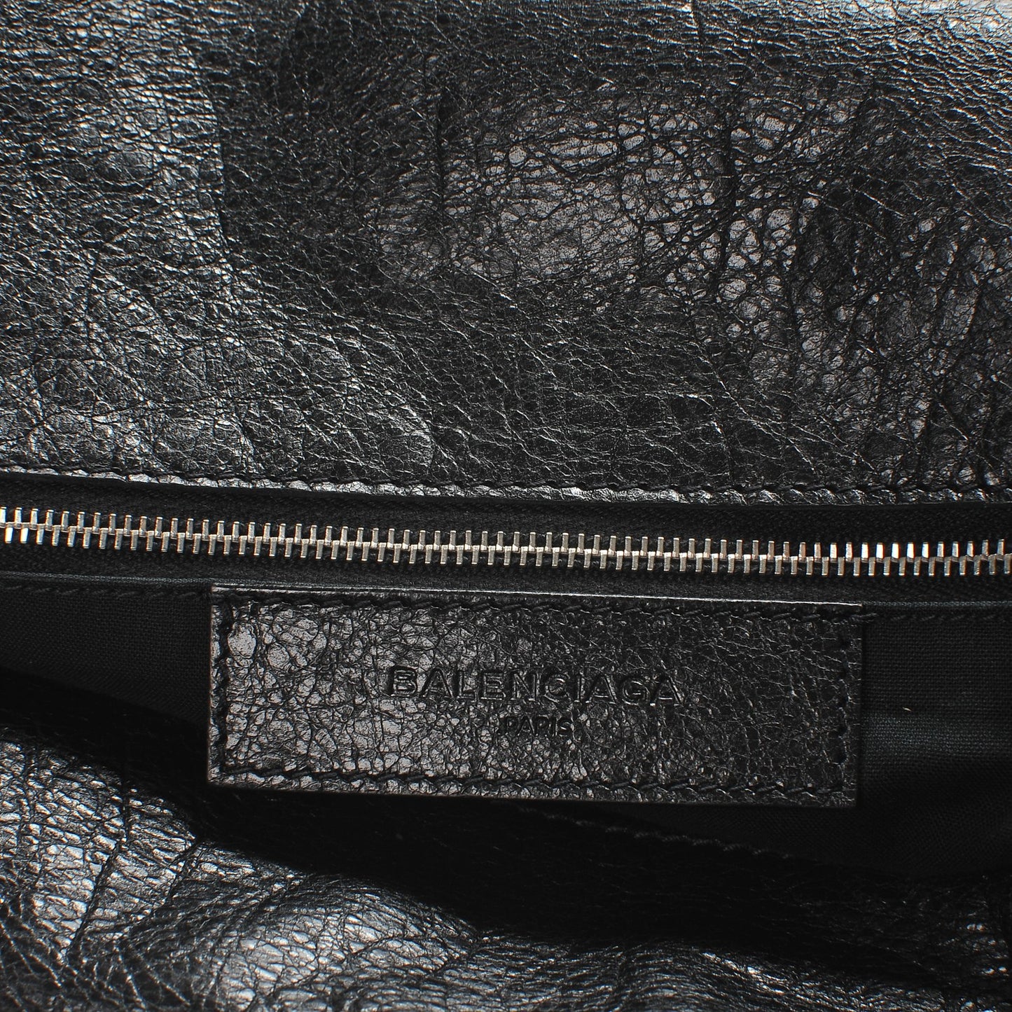 Agneau Arena Foldover Messenger Black