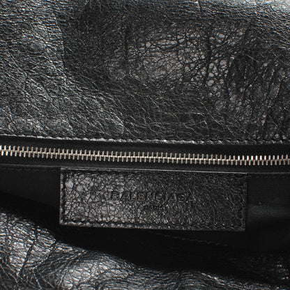 Balenciaga Agneau Arena Foldover Messenger Black 6 of 7