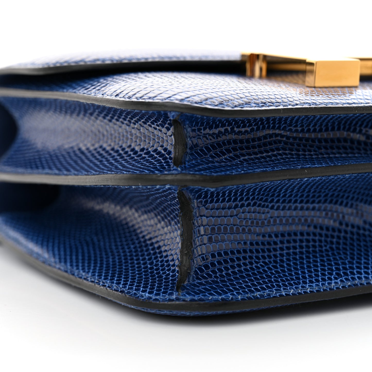 Lizard Constance 18 Bleu Saphir