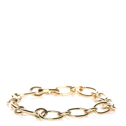 Tiffany 18K Yellow Gold Clasping Oval Link Bracelet 1 of 4