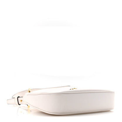 Versace Calfskin La Medusa Small Hobo Crossbody Optical White 4 of 9