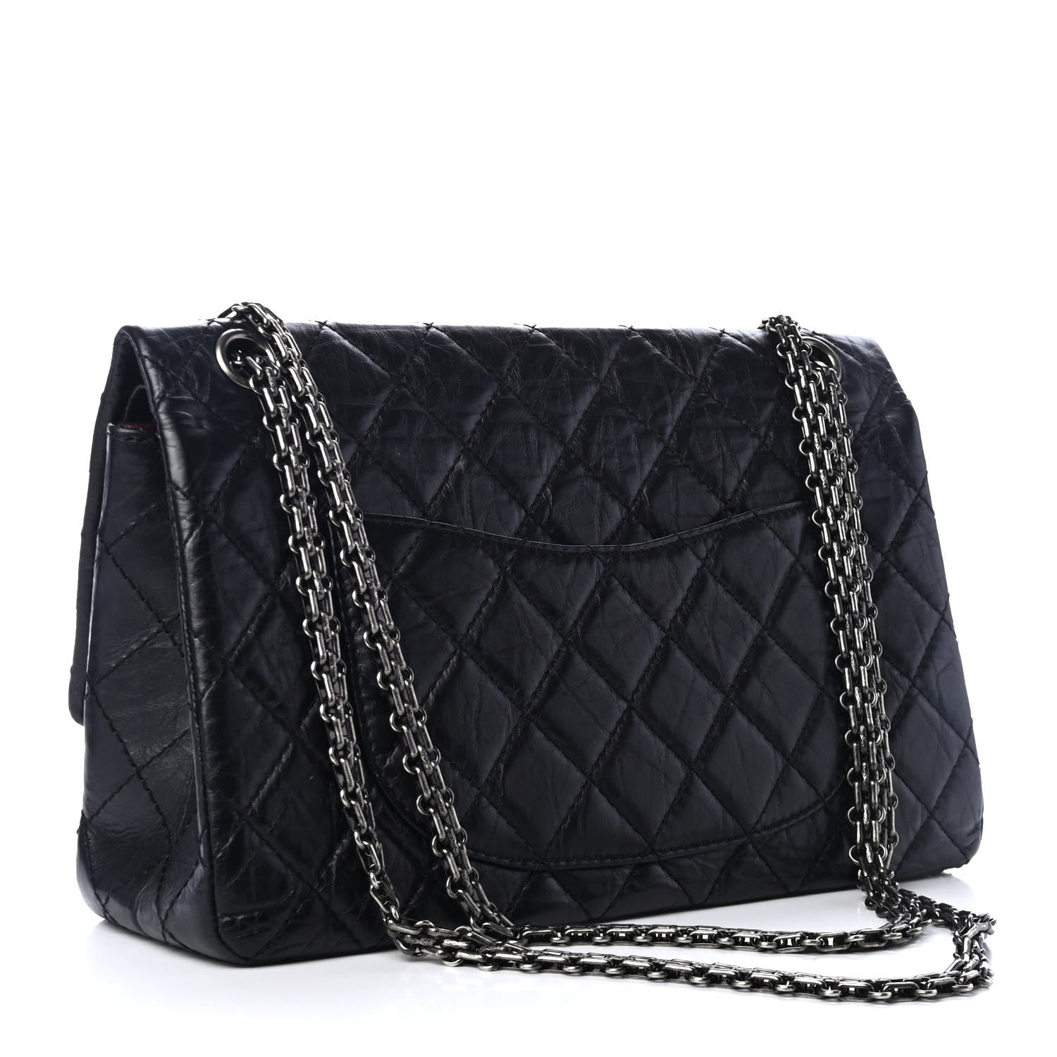 Chanel Aged Calfskin Quilted 2.55 Reissue 226 Flap Black 2 of 4