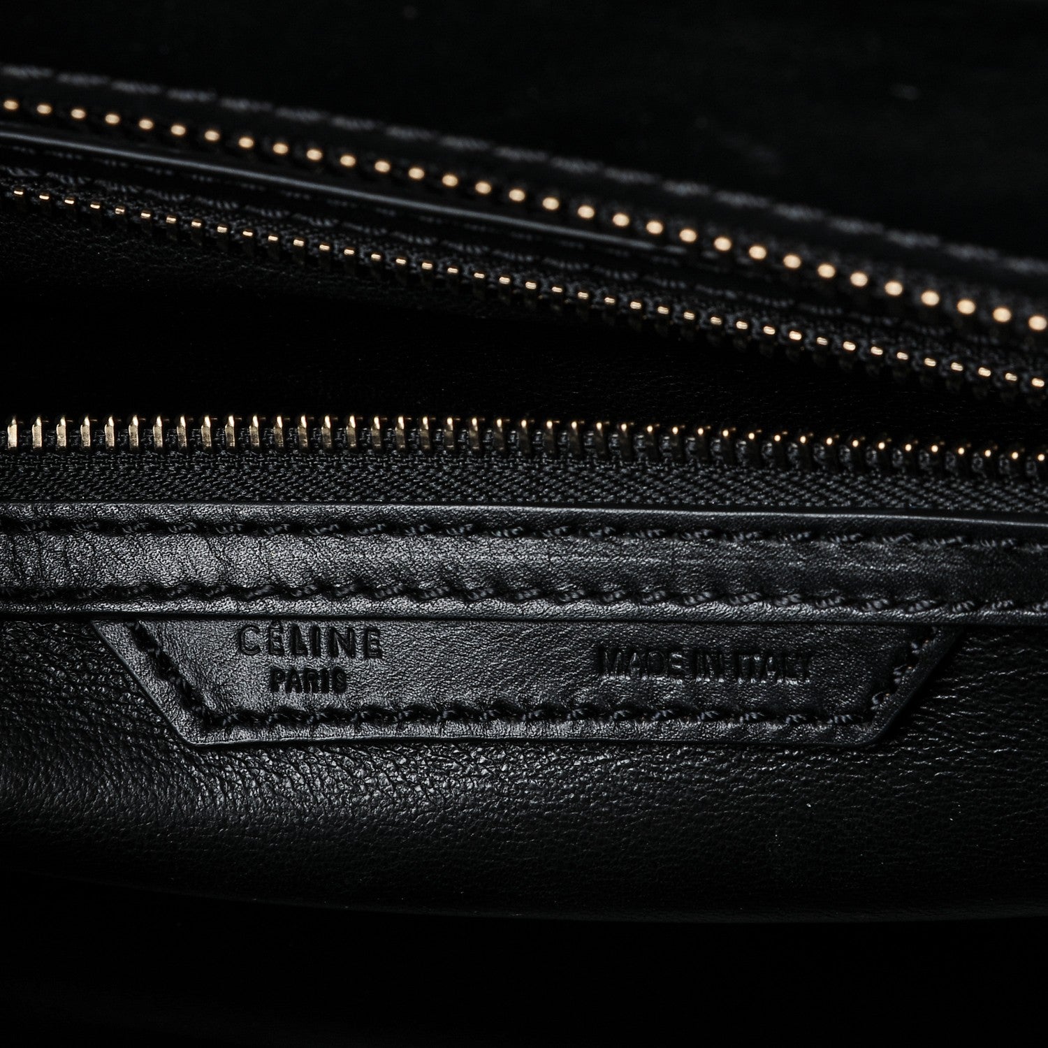Celine Smooth Calfskin Mini Luggage Black 6 of 10