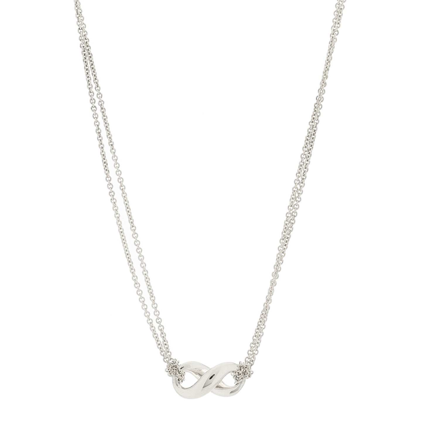 Sterling Silver Infinity Pendant Necklace
