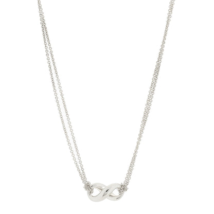 Tiffany Sterling Silver Infinity Pendant Necklace 1 of 5