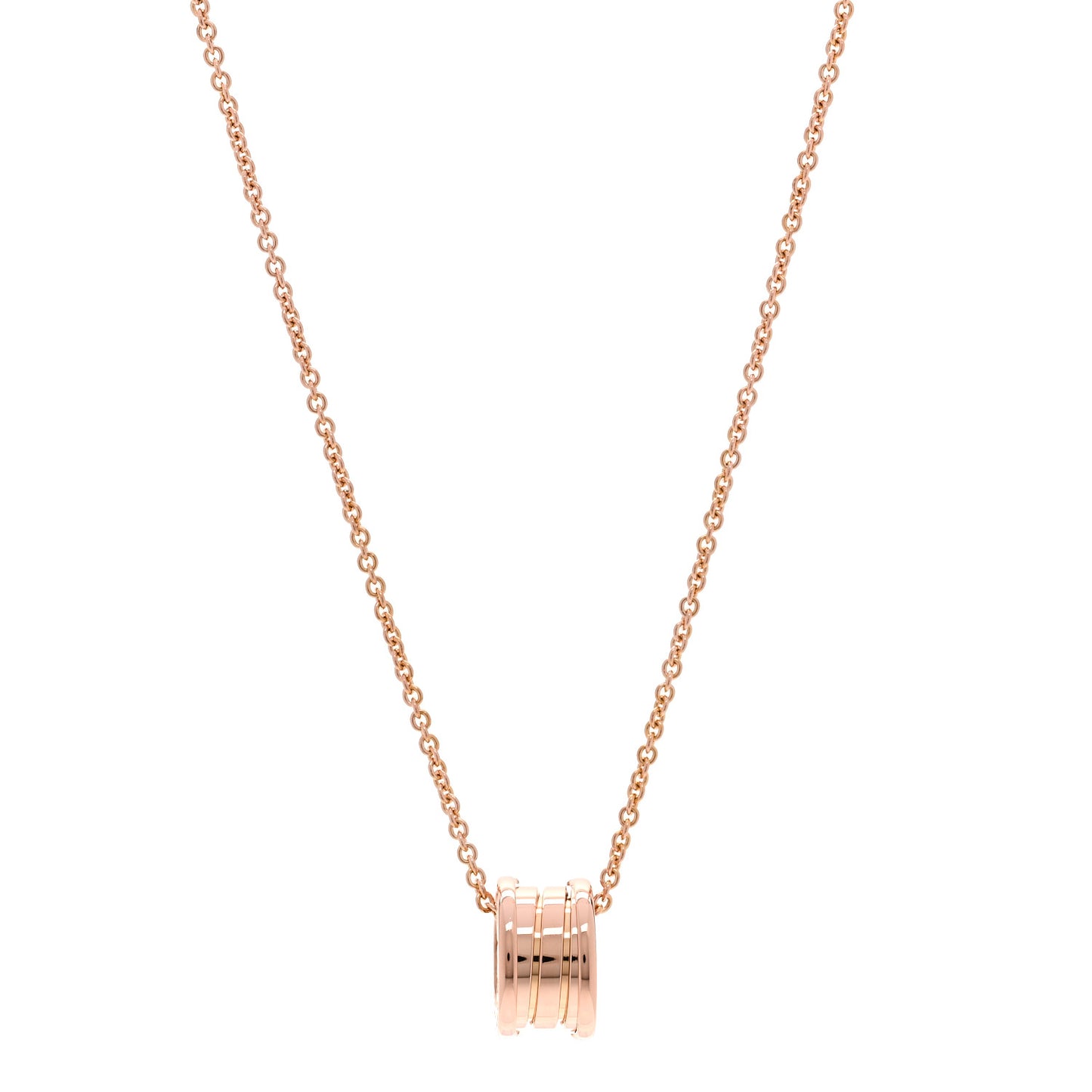 18K Rose Gold B.Zero1 Pendant Necklace