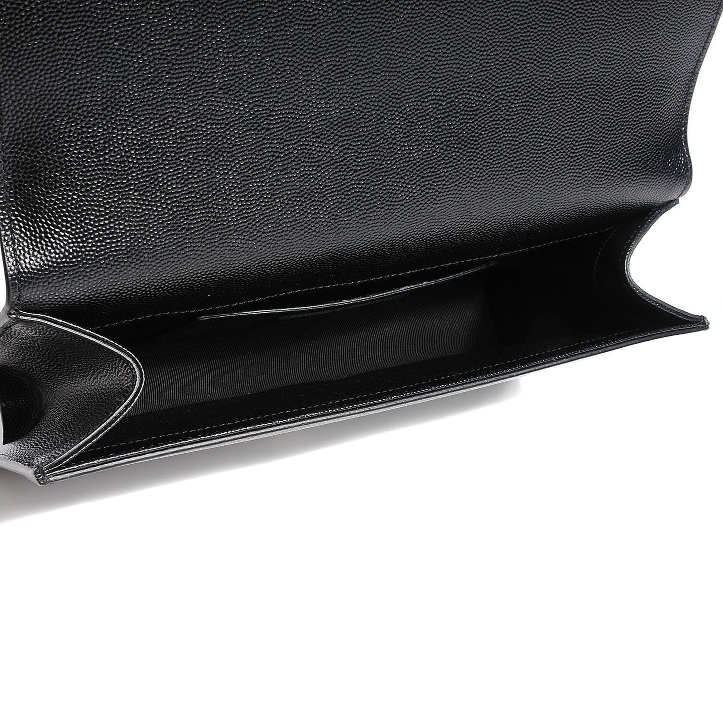 Grain De Poudre Classic Monogram Clutch Nero Black