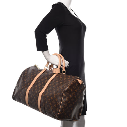 Louis Vuitton Monogram Keepall 50 2 of 17